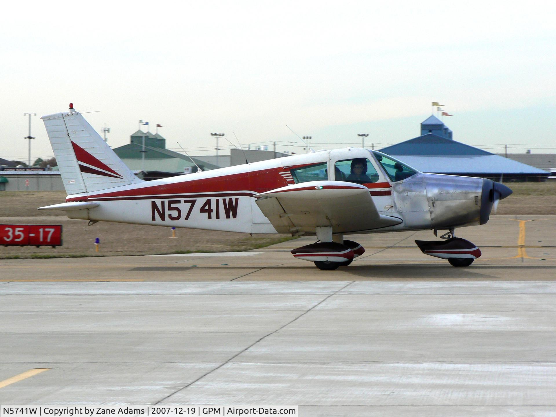 N5741W, 1963 Piper PA-28-160 Cherokee C/N 28-1435, At Grand Prairie Municipal