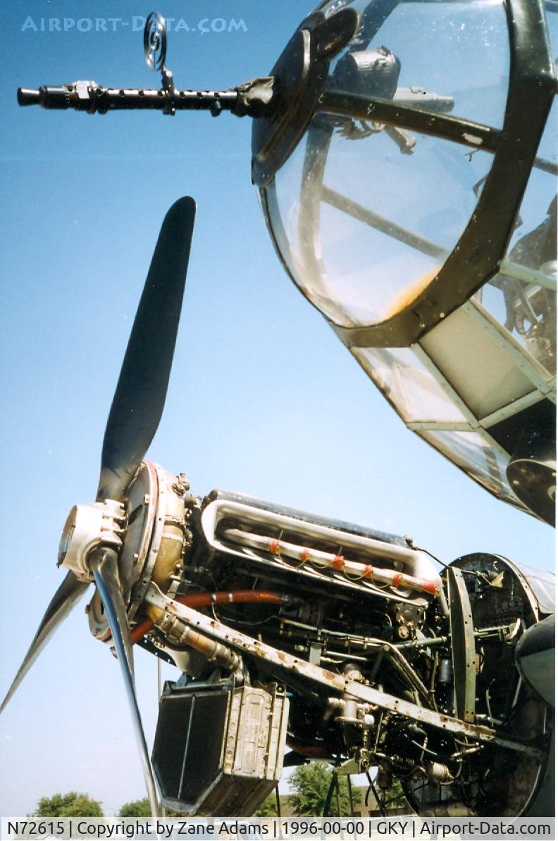 N72615, CASA C-2.111F C/N 118, The ill fated CAF He-111 / Casa 2.111 at Arlington Municipal - undergoing an engine change.
