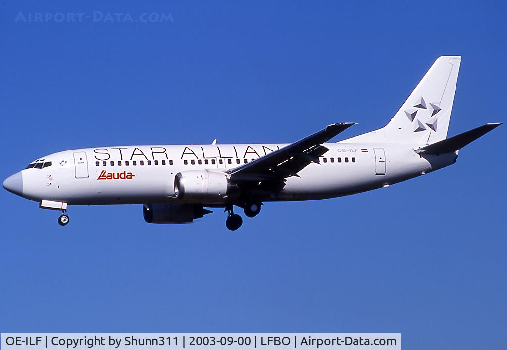 OE-ILF, 1986 Boeing 737-3Z9 C/N 23601/1254, Landing rwy 32L