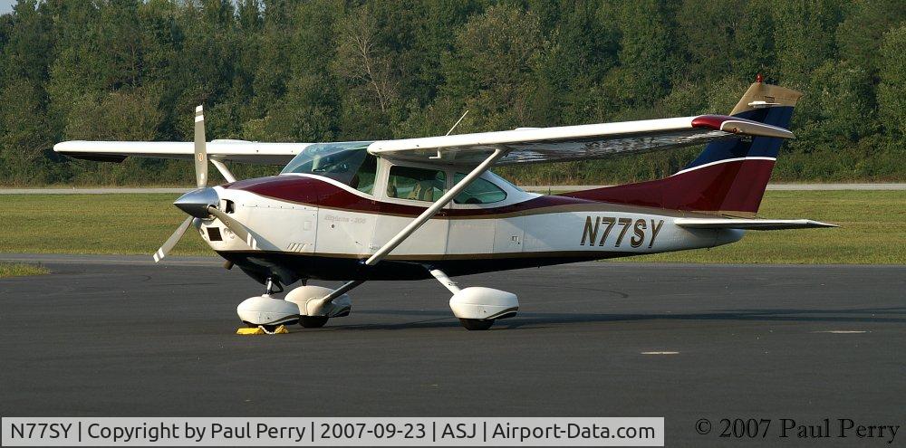 N77SY, 1977 Cessna 182Q Skylane C/N 18265626, Closer to the vibrant Skylane