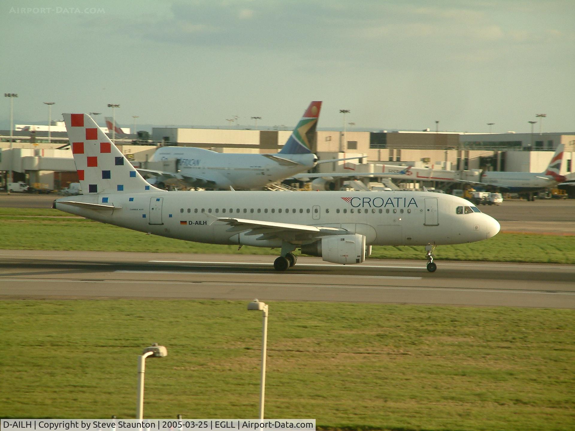 D-AILH, 1997 Airbus A319-114 C/N 641, Taken at Heathrow Airport March 2005