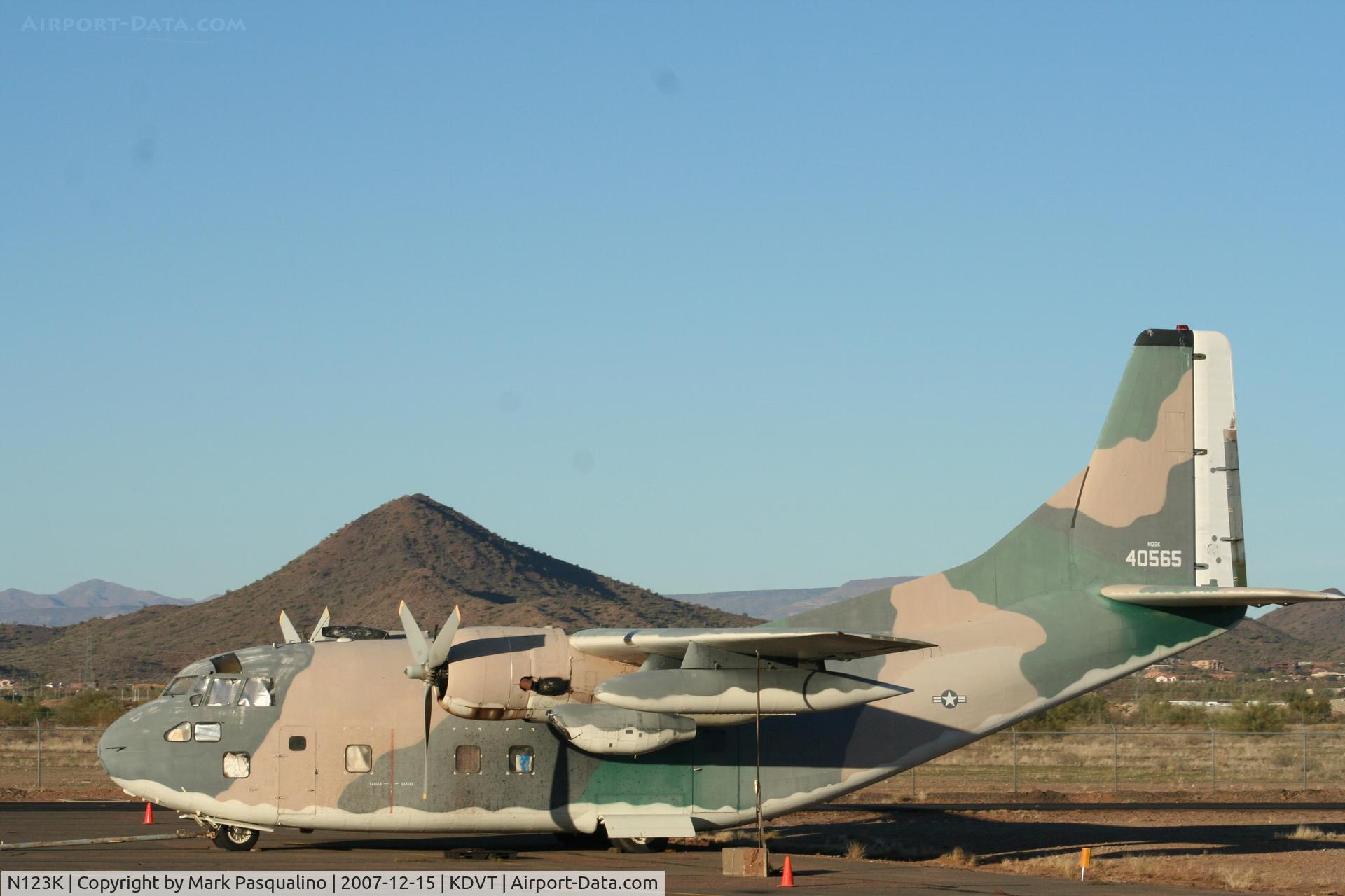N123K, 1954 Fairchild C-123K Provider C/N 20014, Fairchild C-123K