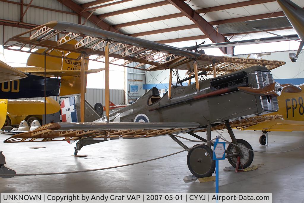 UNKNOWN, Miscellaneous Various C/N unknown, Royal Aircraft Factory SE-5