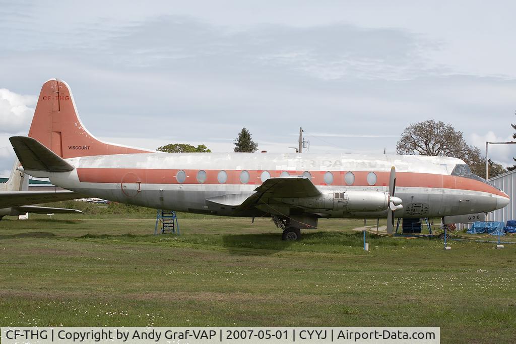 CF-THG, 1957 Vickers Viscount 757 C/N 224, Vickers Armstrong 757