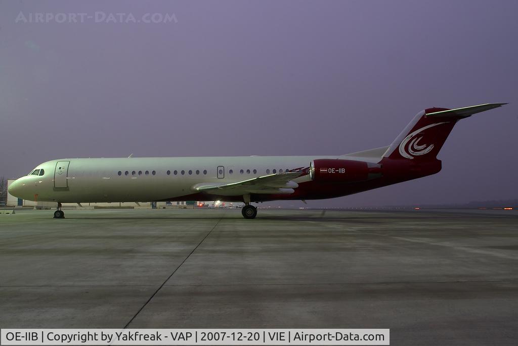 OE-IIB, 1992 Fokker 100 (F-28-0100) C/N 11403, International Jet Management Fokker 100