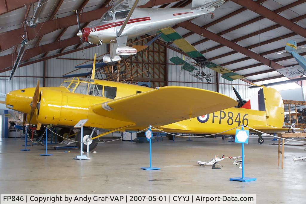 FP846, Avro 652A Anson II C/N Not found FP846, Avro Anson VP