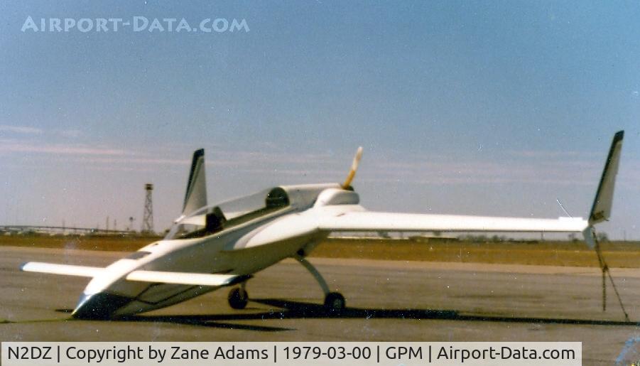 N2DZ, 1978 Rutan VariEze C/N 91, At Grand Prairie Municipal