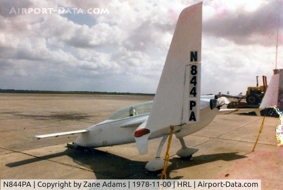 N844PA, 1982 Rutan VariEze C/N 1802, At Harlingen