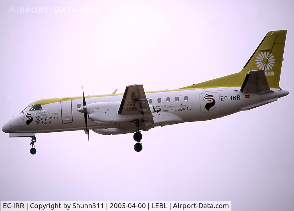 EC-IRR, 1989 Saab 340A C/N 340A-143, Landing rwy 25R