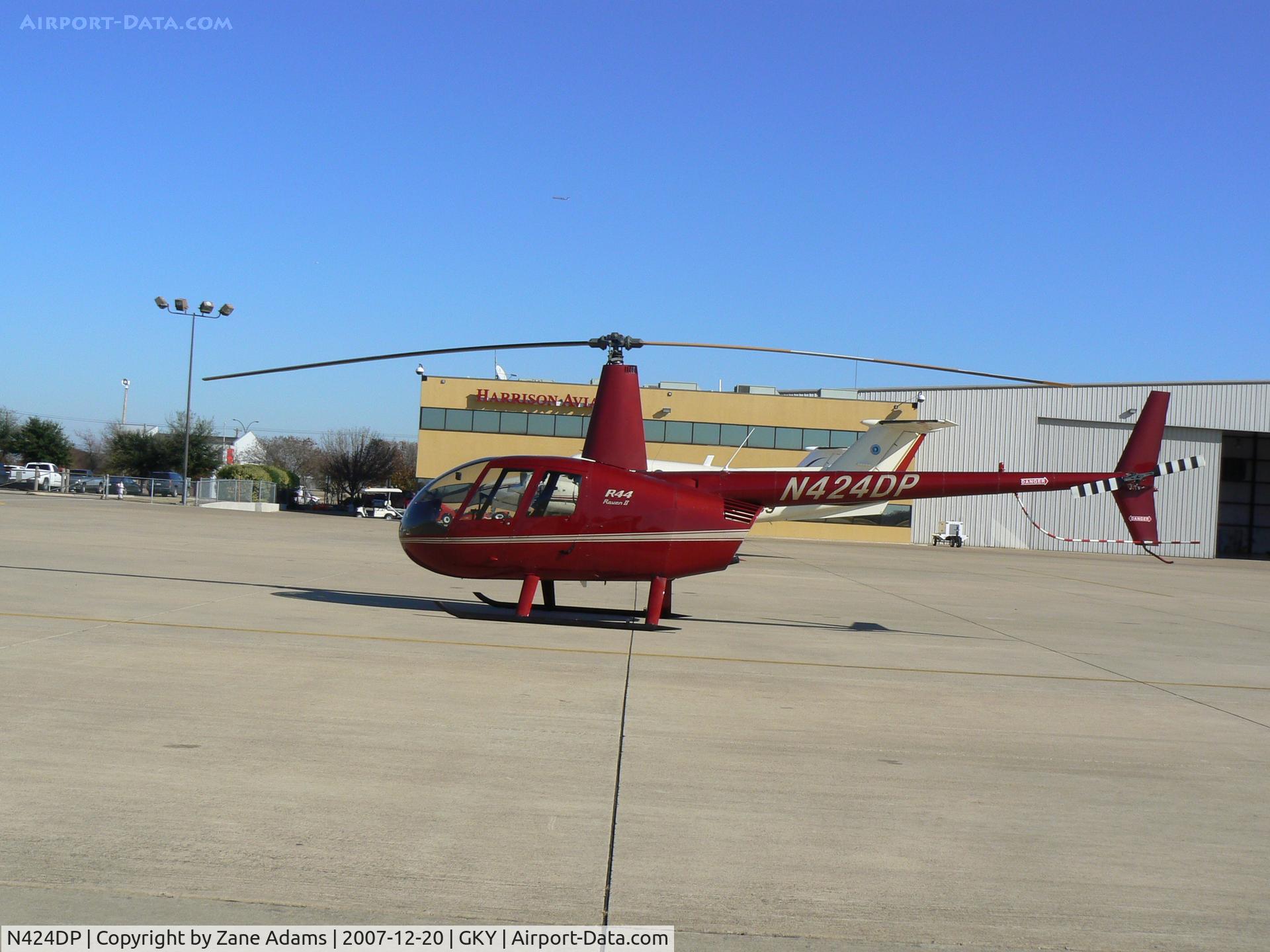 N424DP, 2005 Robinson R44 II C/N 11036, At Arlington Municipal