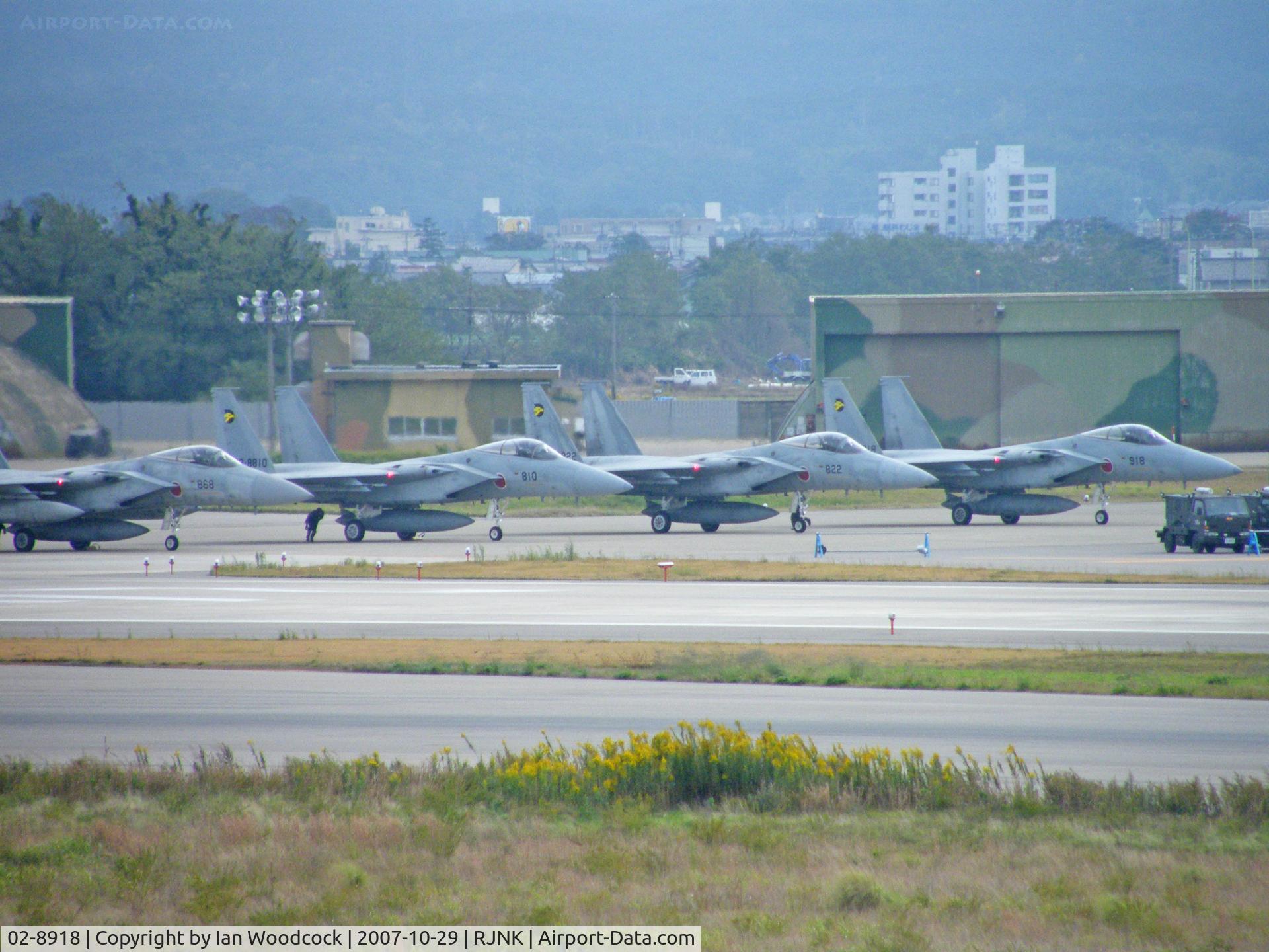 02-8918, Mitsubishi F-15J Eagle C/N 118, F-15J/Komatsu (Heads a flight of four)