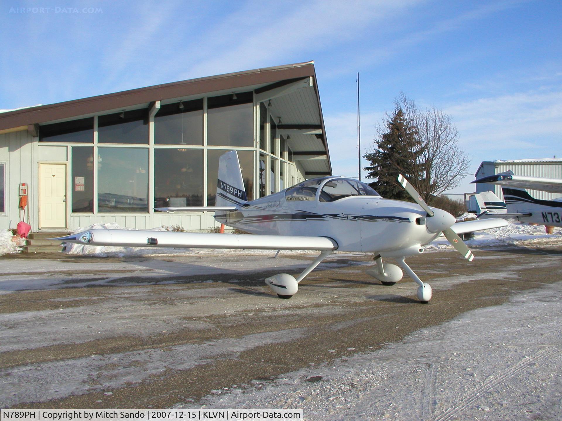 N789PH, 2006 Vans RV-9A C/N 90767, Parked on the ramp at Airlake.