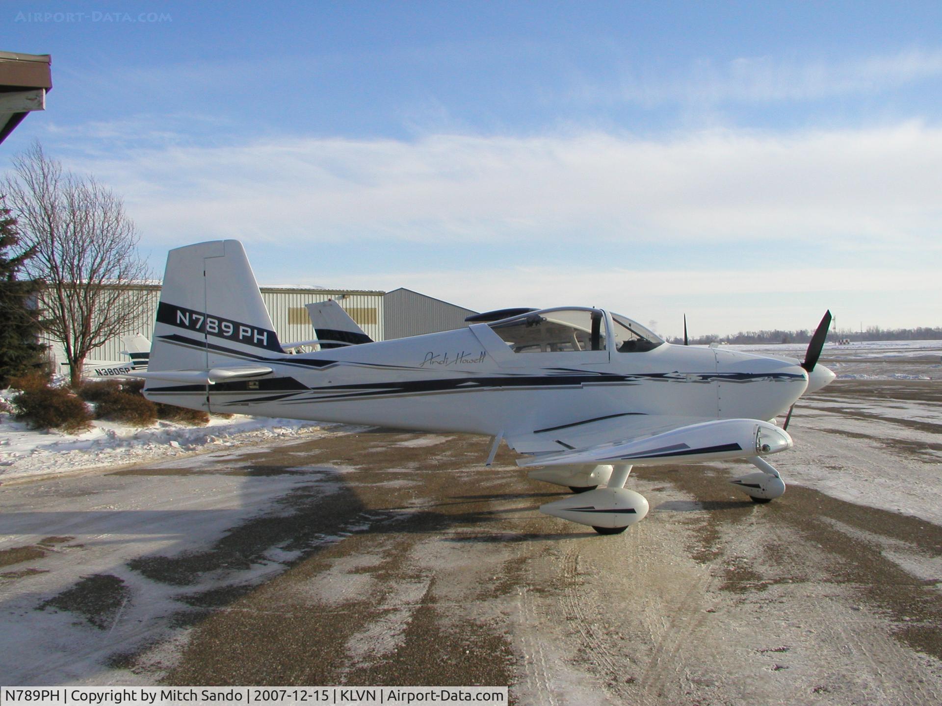 N789PH, 2006 Vans RV-9A C/N 90767, Parked on the ramp at Airlake.