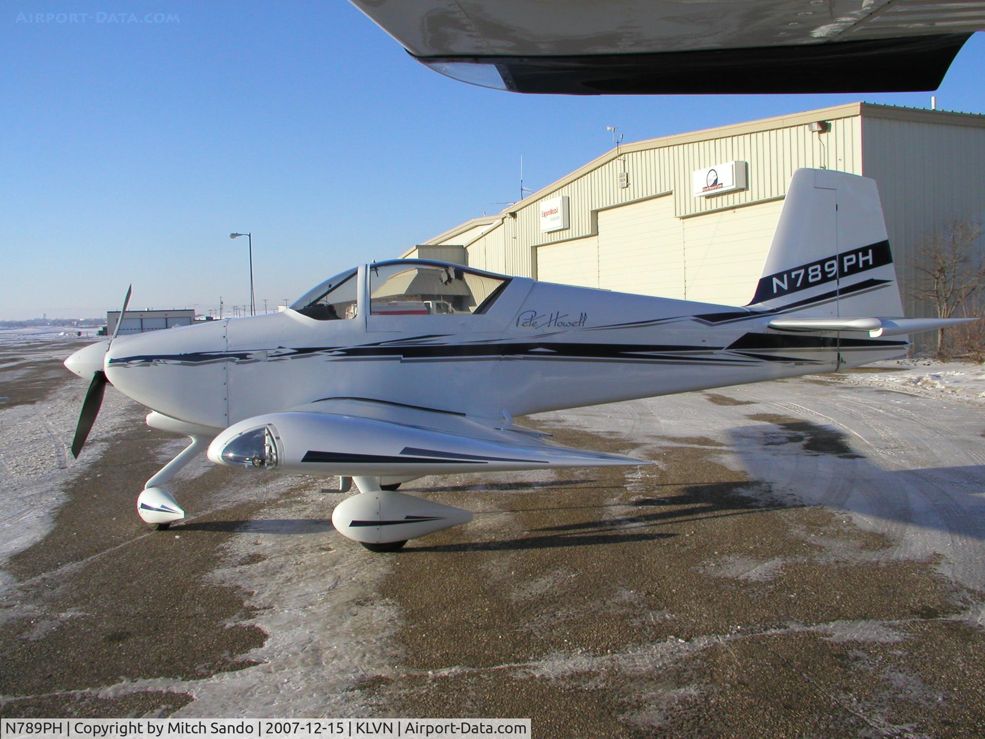 N789PH, 2006 Vans RV-9A C/N 90767, Parked on the ramp at Airlake.