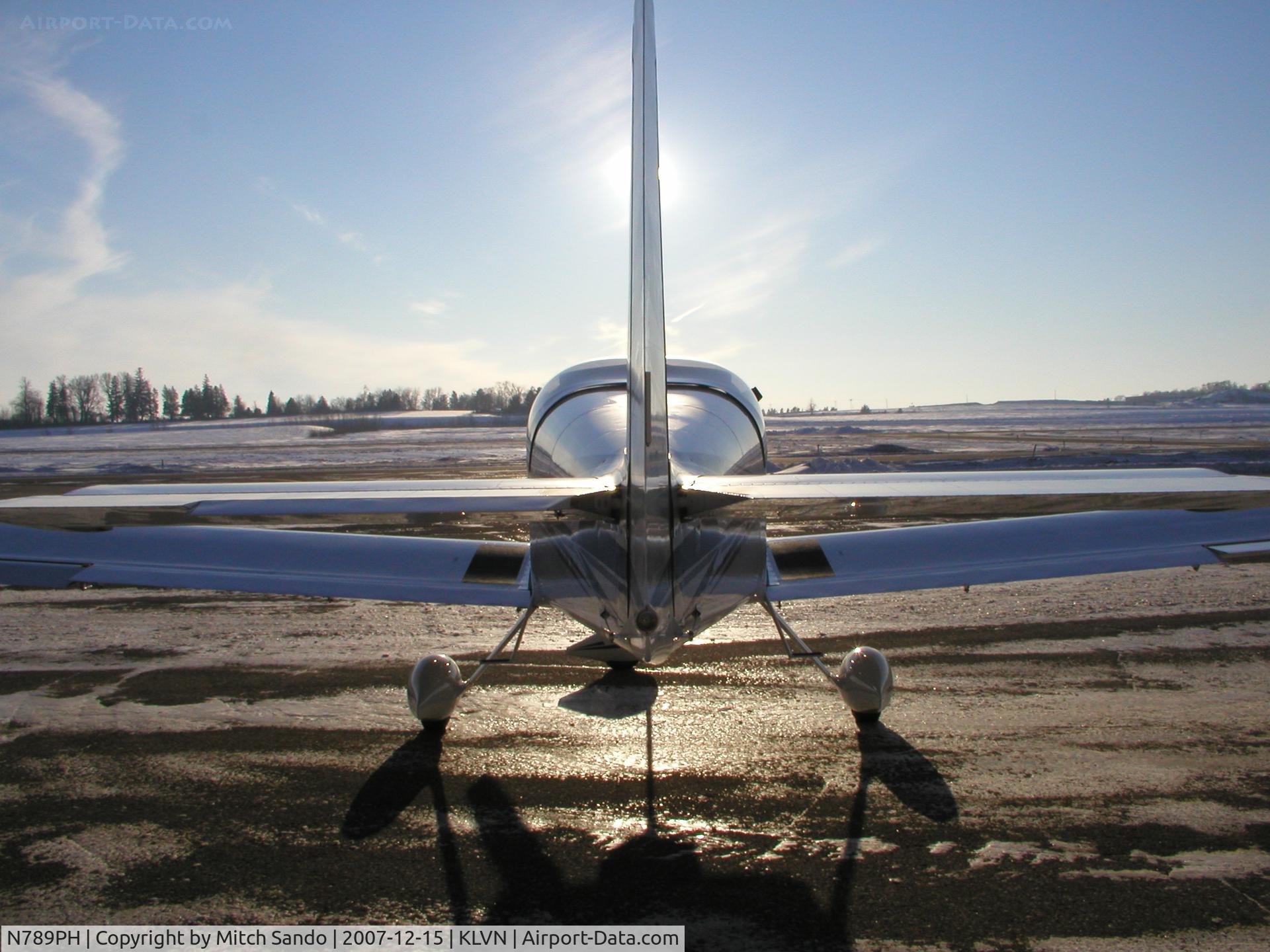 N789PH, 2006 Vans RV-9A C/N 90767, Parked on the ramp at Airlake.