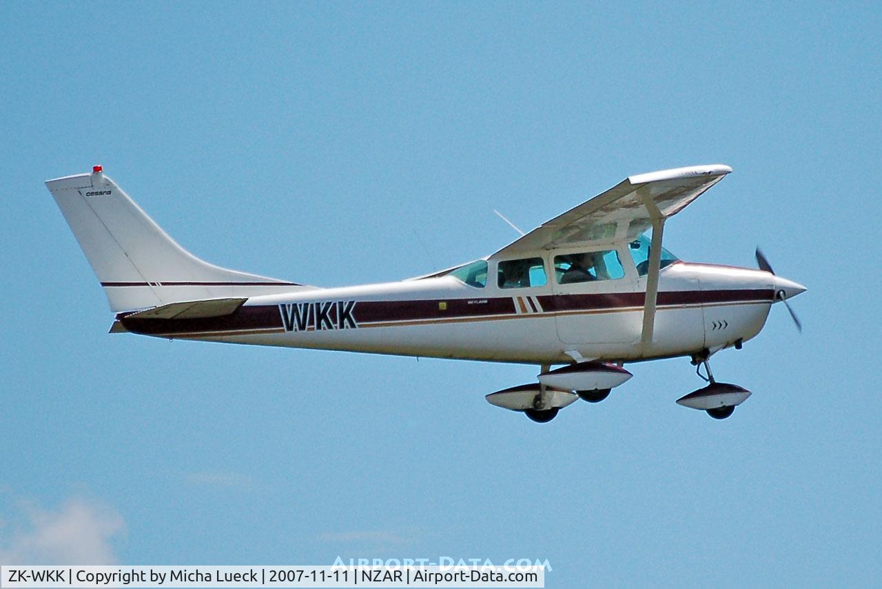 ZK-WKK, Cessna 182E Skylane C/N 18253823, Climbing out of Ardmore