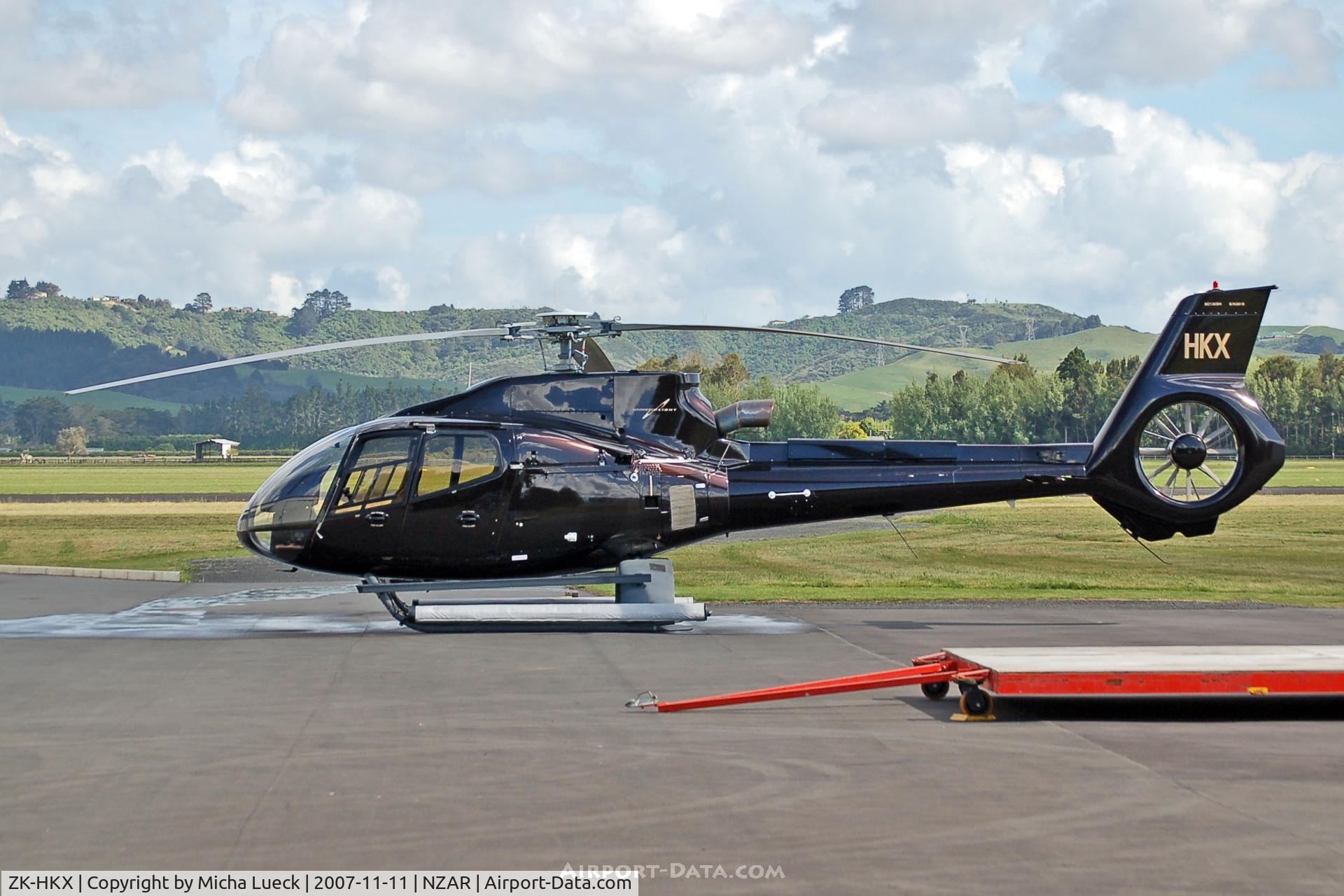 ZK-HKX, Eurocopter EC-130B-4 (AS-350B-4) C/N 3815, At Ardmore