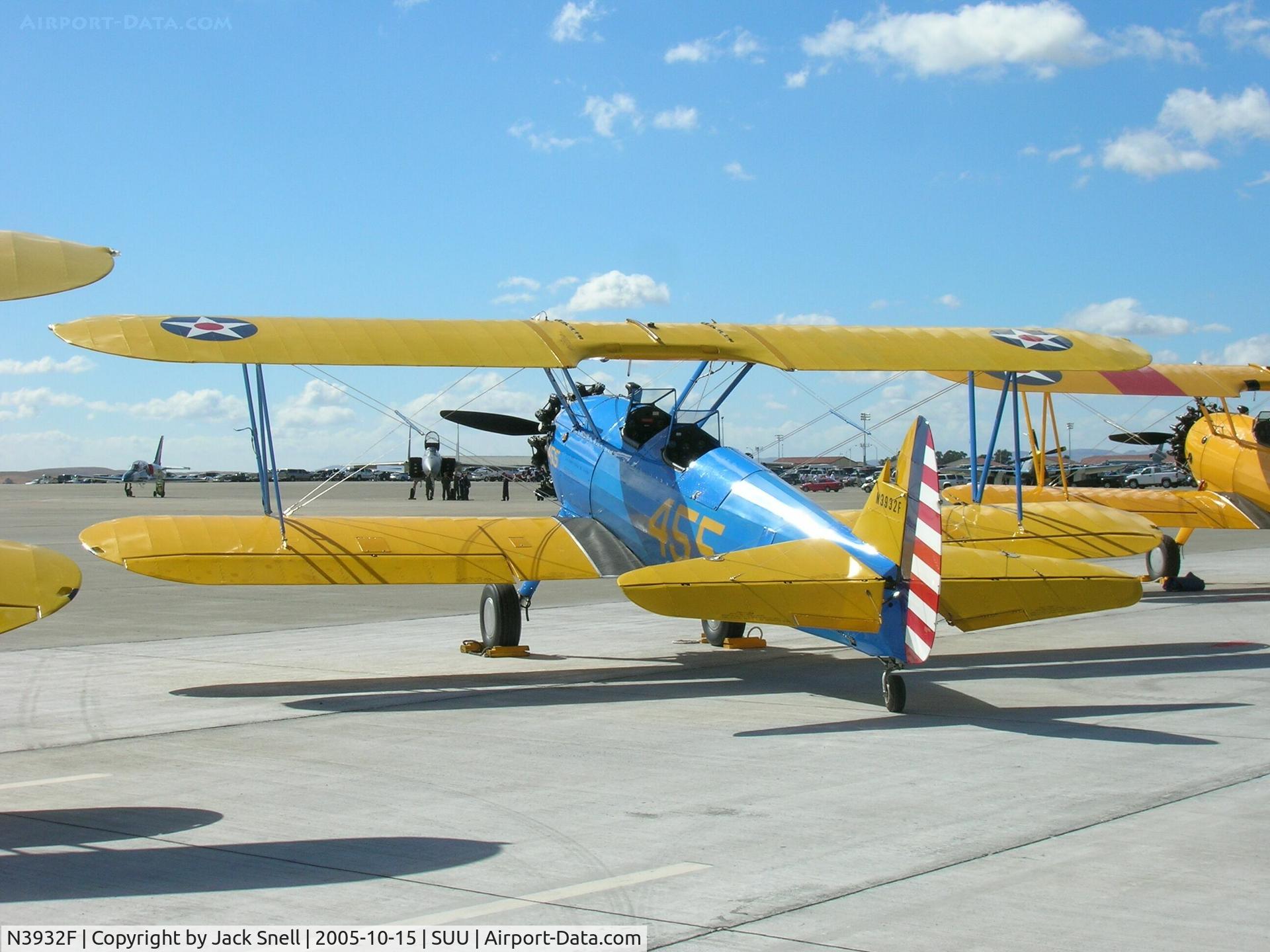 N3932F, 1941 Boeing A75N1(PT17) C/N 75-693, Taken at the 2005 TFB Air Expoe