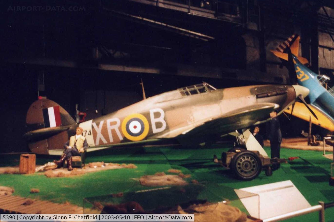 5390, Hawker (CCF) Hurricane Mk12 C/N 42025, Hawker Hurrican at the National Museum of the U.S. Air Force