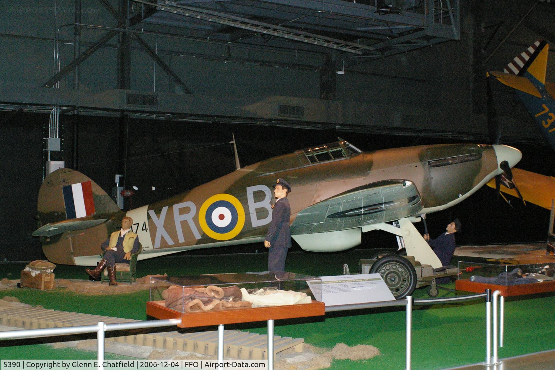 5390, Hawker (CCF) Hurricane Mk12 C/N 42025, Hawker Hurrican at the National Museum of the U.S. Air Force