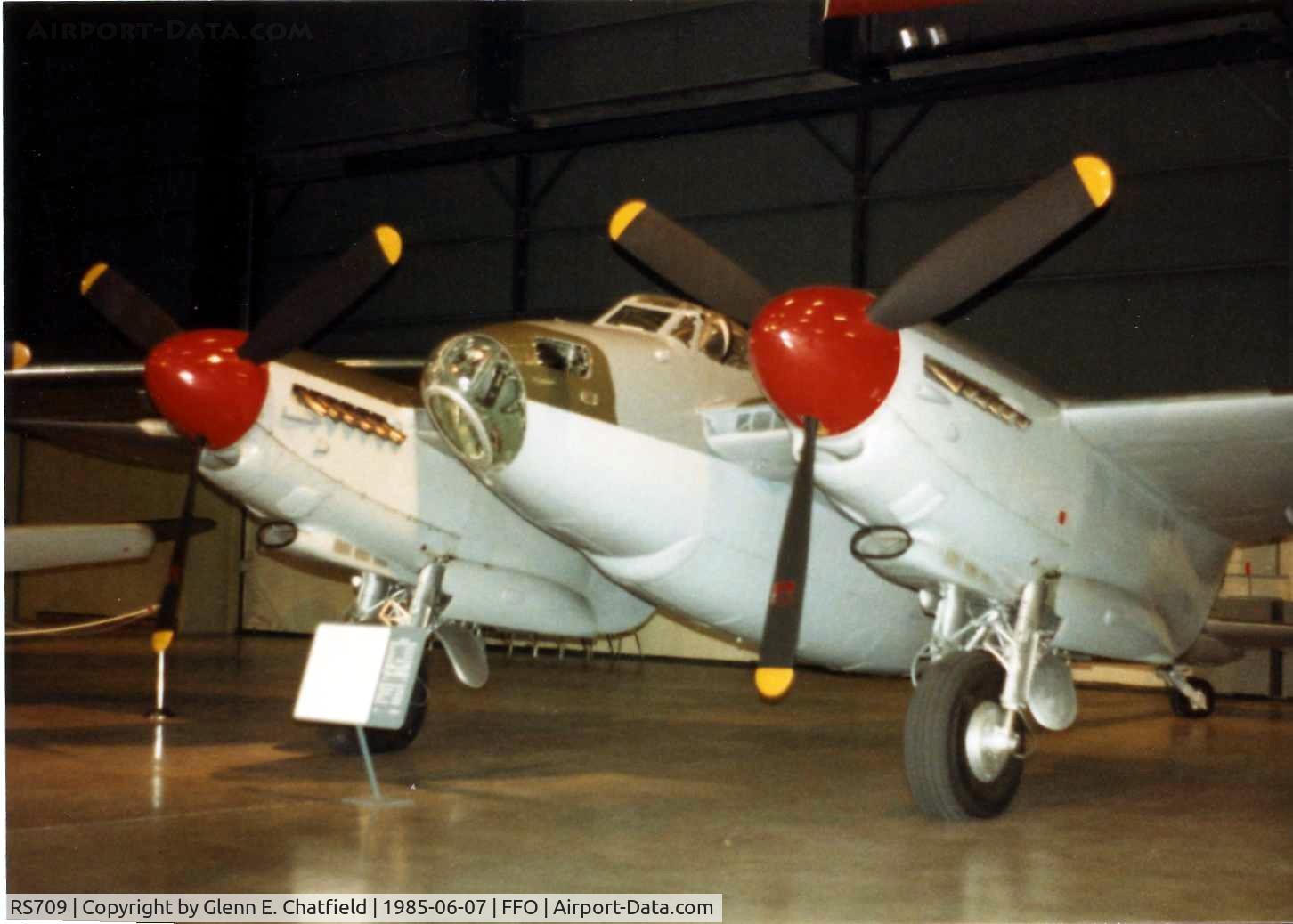 RS709, 1946 De Havilland DH-98 Mosquito B Mk.35 C/N Not found, Mosquito B. Mk. 35 at the National Museum of the U.S. Air Force