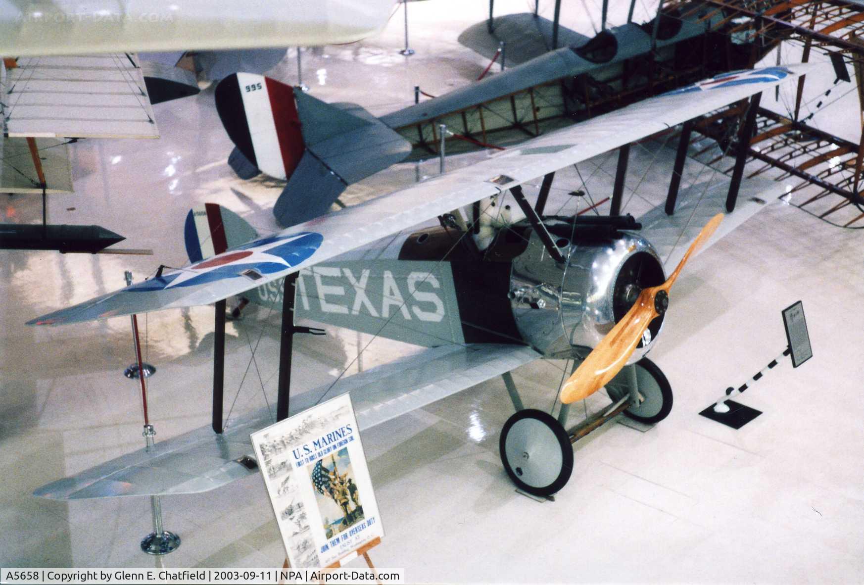 A5658, 1917 Sopwith F.1 Camel C/N C8228, Camel F.1 at the National Museum of Naval Aviation