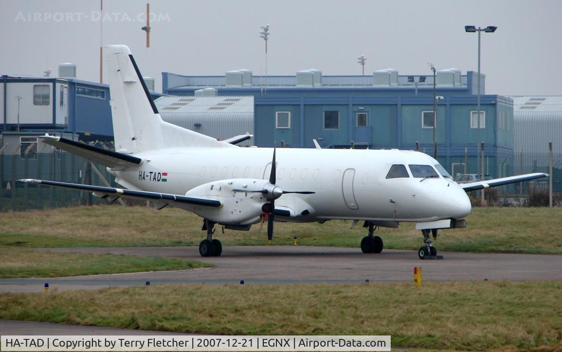 HA-TAD, 1988 Saab 340AF(QC) C/N 340A-126, This HA-TAD is a Saab 340A  cn 126 still waiting freight work at EMA