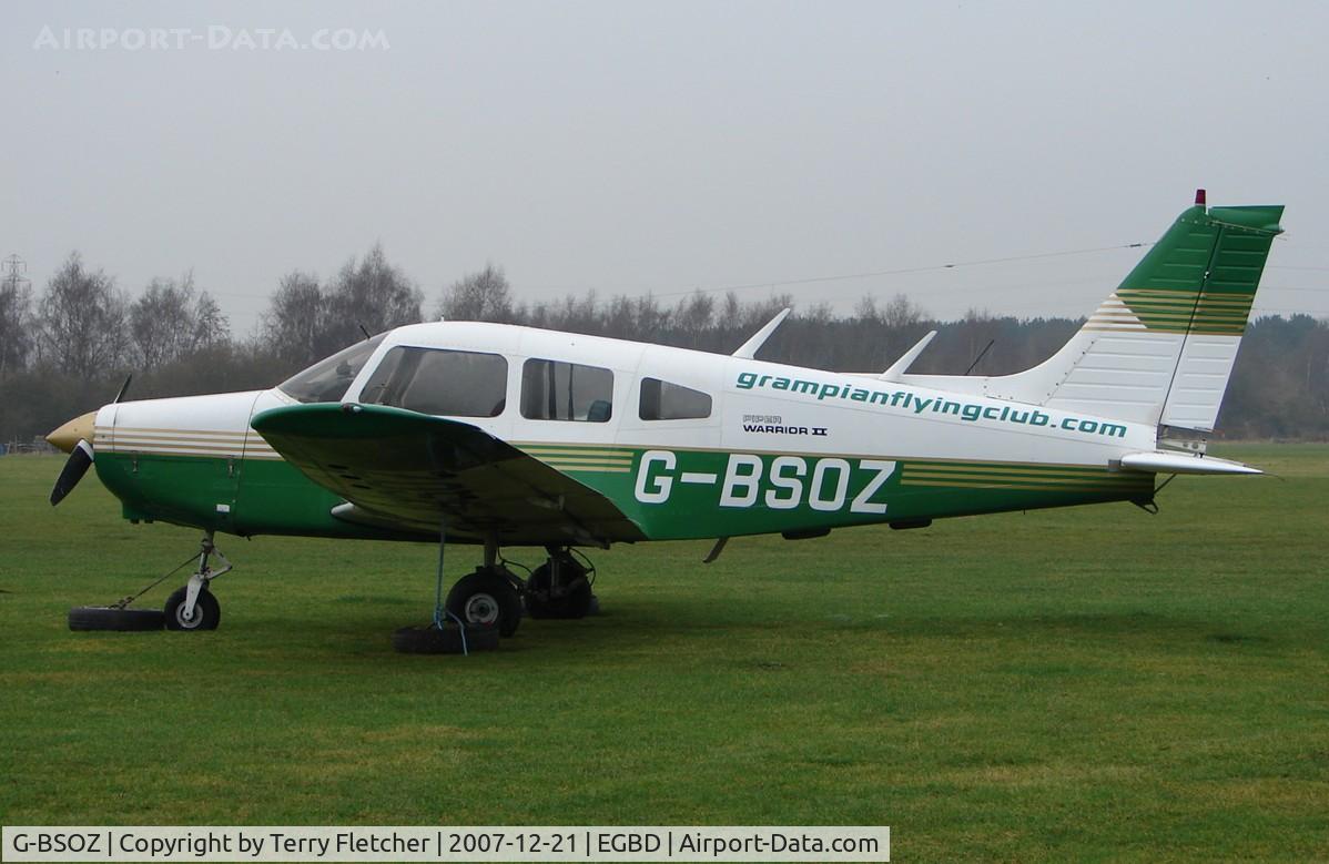 G-BSOZ, 1979 Piper PA-28-161 Cherokee Warrior II C/N 28-7916080, Grampian Flying Club Pa-28-161 a long way from its Aberdeen base
