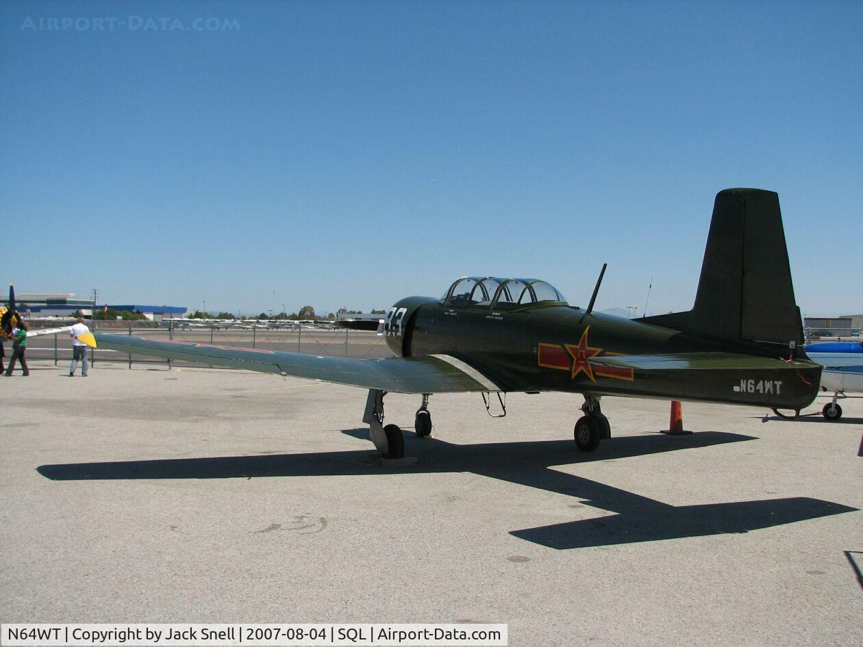 N64WT, 1962 Nanchang CJ-6 C/N 332014, Yak Attack at the Hiller Aviation Museum