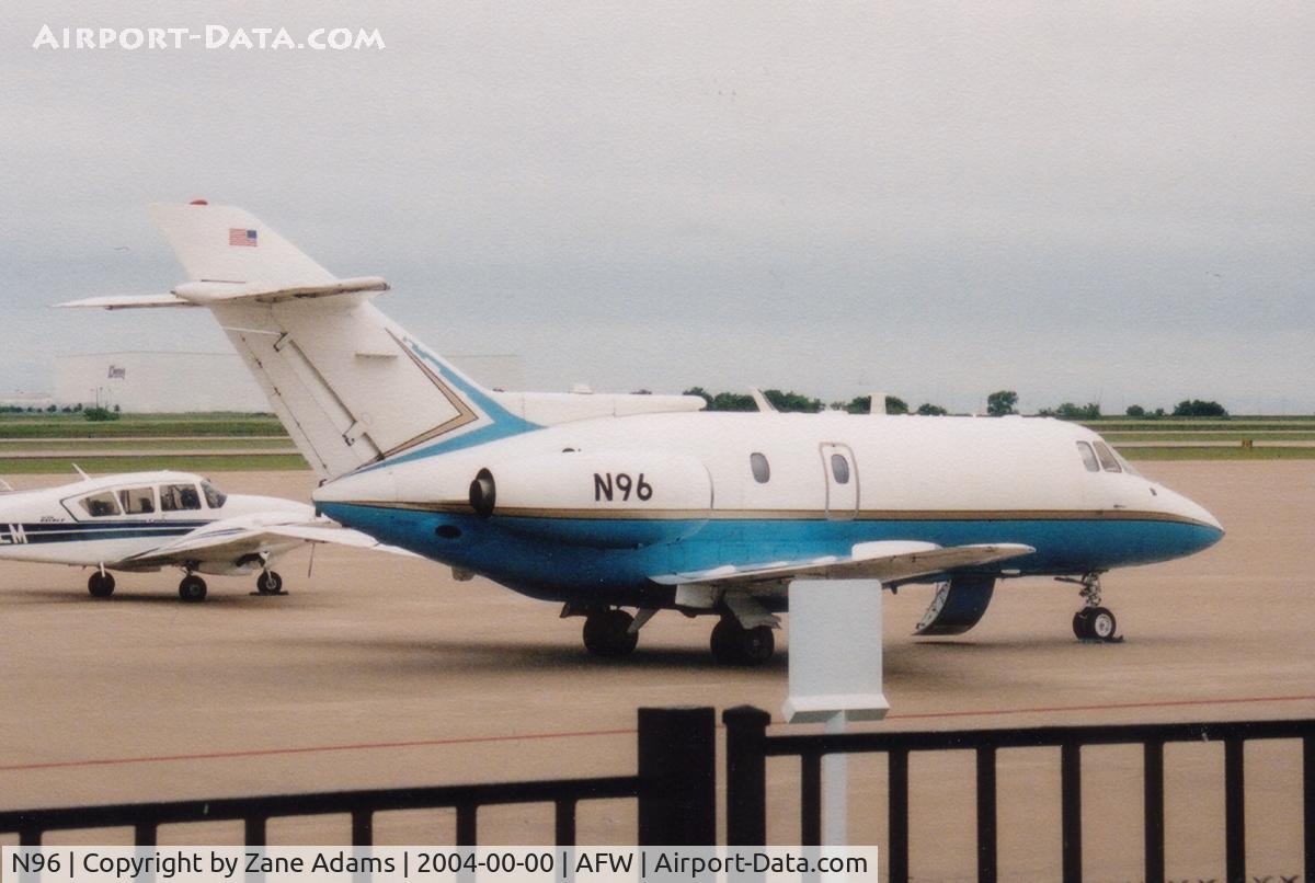 N96, 1989 British Aerospace BAe.125 Series 800A C/N 258134, FAA Aircraft at Alliance