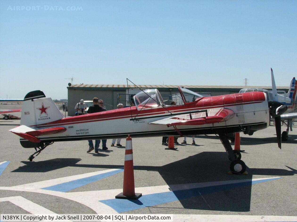 N38YK, 1987 Yakovlev Yak-55M C/N 870203, Yak Attack at the Hiller Aviation Museum