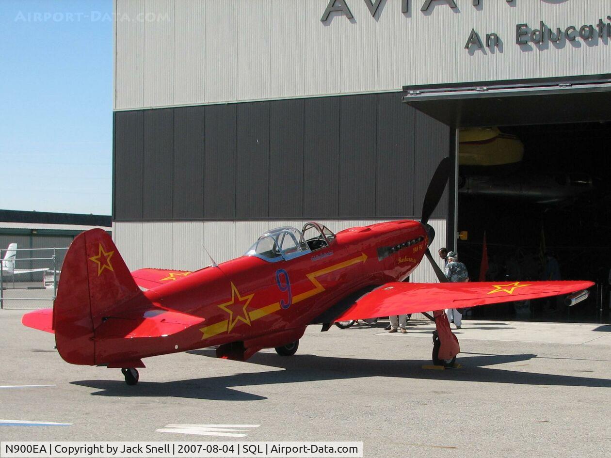 N900EA, 1996 Yakovlev Yak-9U-M C/N 0470401, Yak Attack at the Hiller Aviation Museum