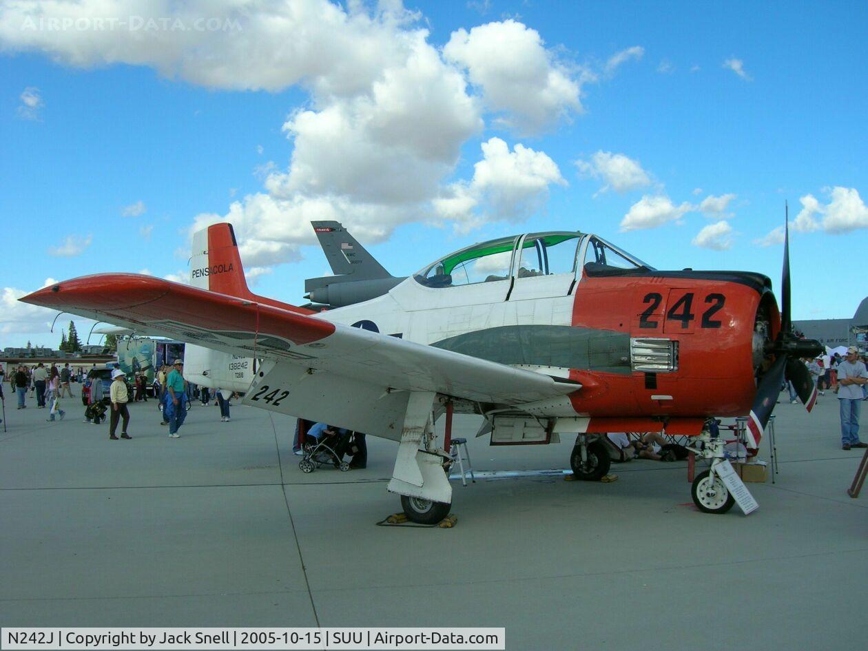 N242J, 1952 North American T-28B Trojan C/N 200-313 (138242), Taken at the 2005 TFB Air Expoe