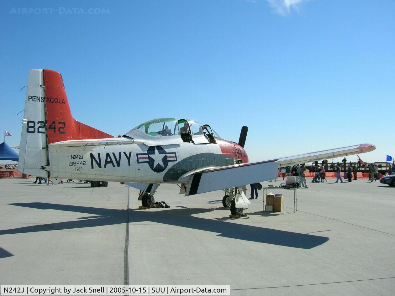 N242J, 1952 North American T-28B Trojan C/N 200-313 (138242), Taken at the 2005 TFB Air Expoe