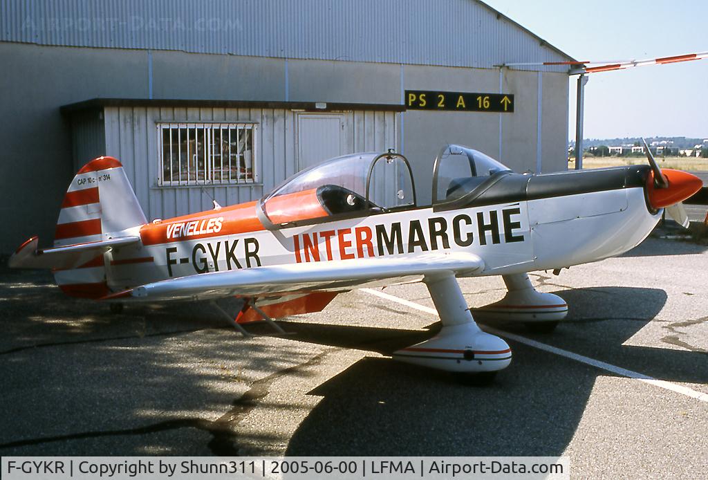 F-GYKR, Mudry CAP-10B C/N 314, Parked at the airfield