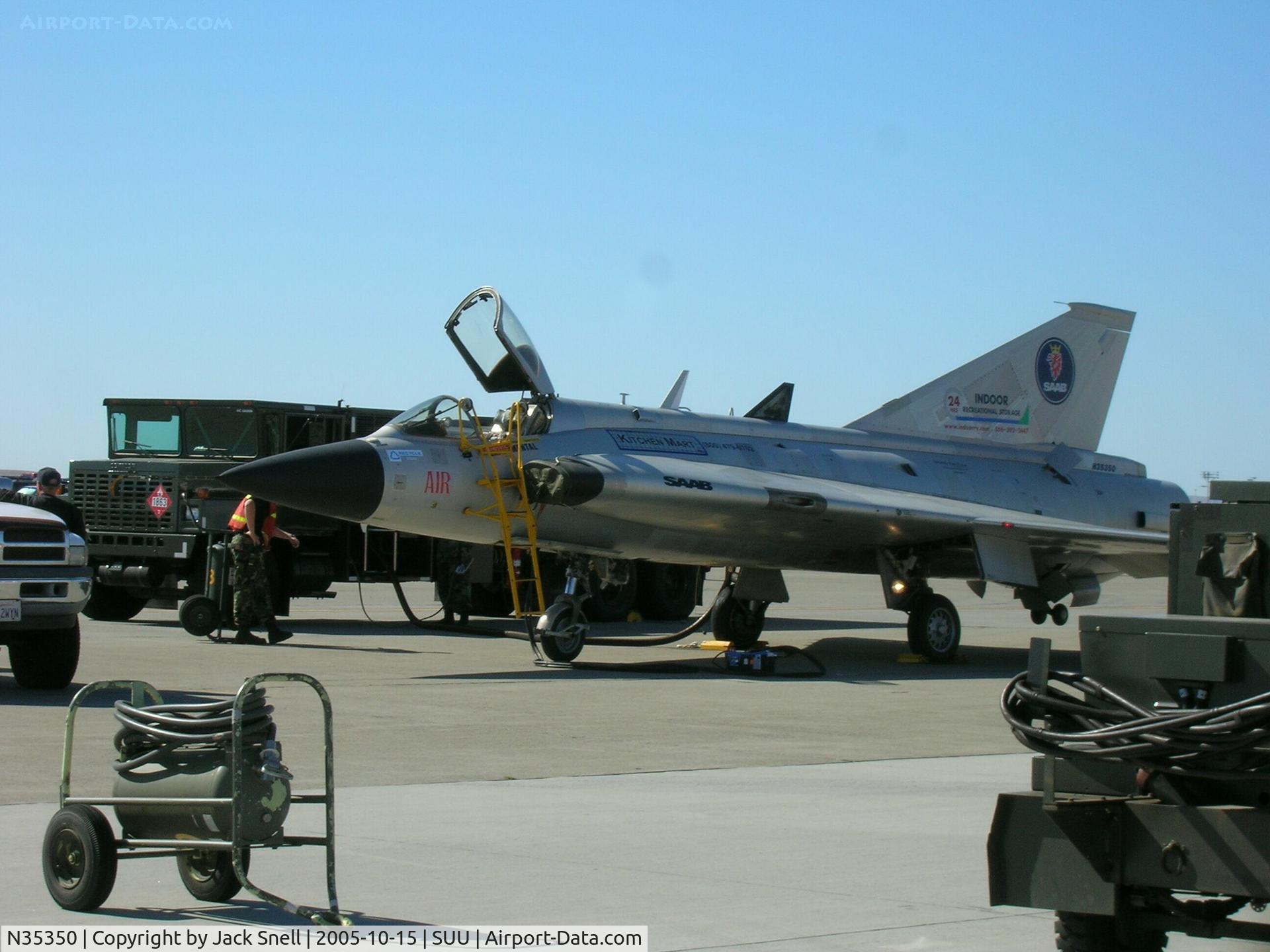 N35350, 1964 Saab J-35D Draken C/N 35-350, Taken at the 2005 TFB Air Expoe