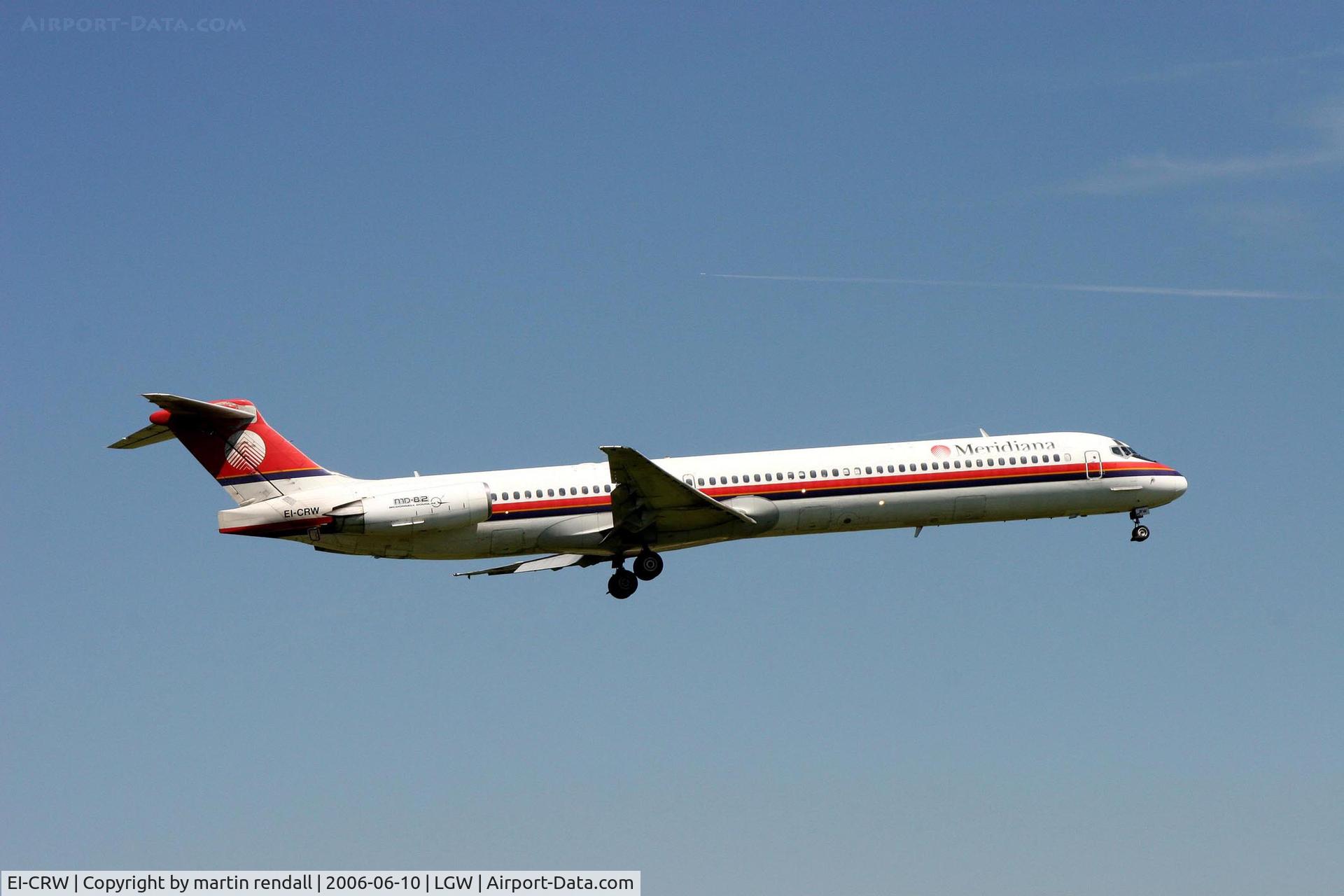 EI-CRW, 1991 McDonnell Douglas MD-83 (DC-9-83) C/N 49951, MD82