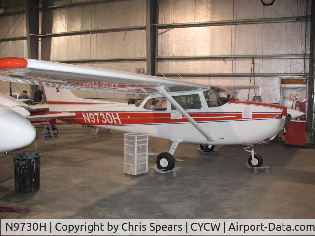 N9730H, 1975 Cessna 172M C/N 17266338, Fresh from the paint booth in Chilliwack
