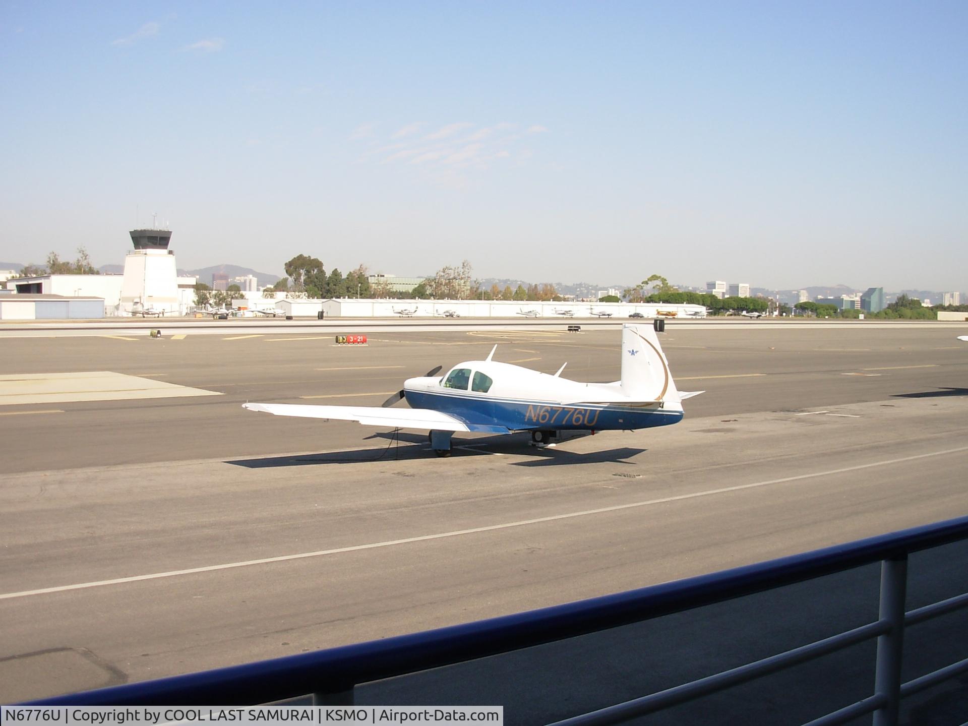 N6776U, 1963 Mooney M20C Ranger C/N 2498, Transient parking, in front of Hump/Typhoon Cafe