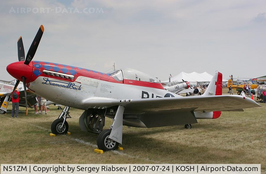 N51ZM, 1945 North American P-51D Mustang C/N 45-11471, P-51D