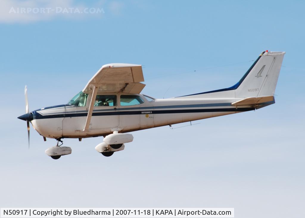 N50917, 1980 Cessna 172P C/N 17274233, Approach to 17L