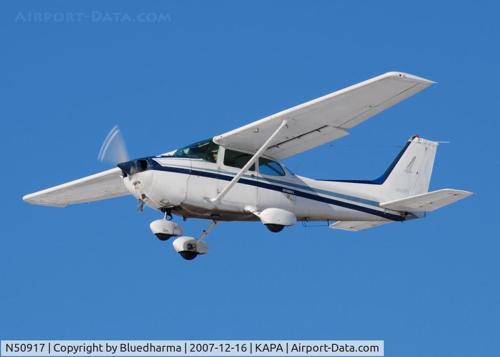 N50917, 1980 Cessna 172P C/N 17274233, Approach to 17L