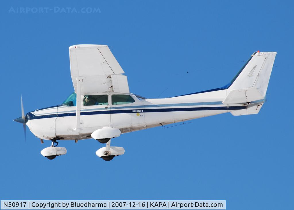 N50917, 1980 Cessna 172P C/N 17274233, Approach to 17L