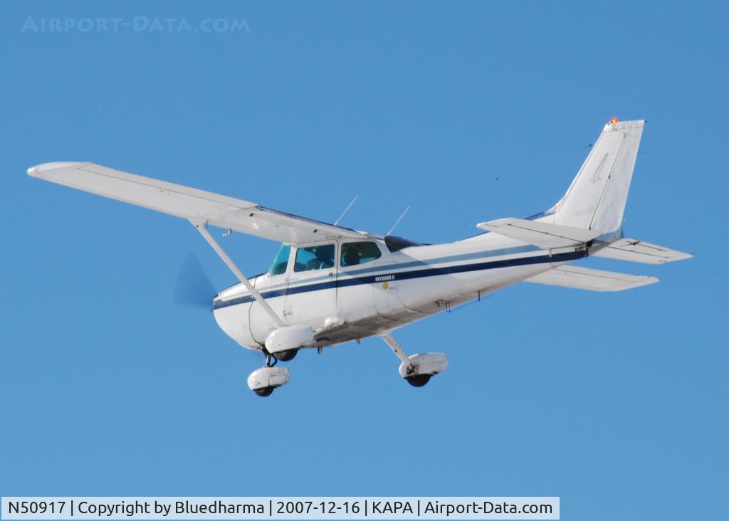 N50917, 1980 Cessna 172P C/N 17274233, Approach to 17L
