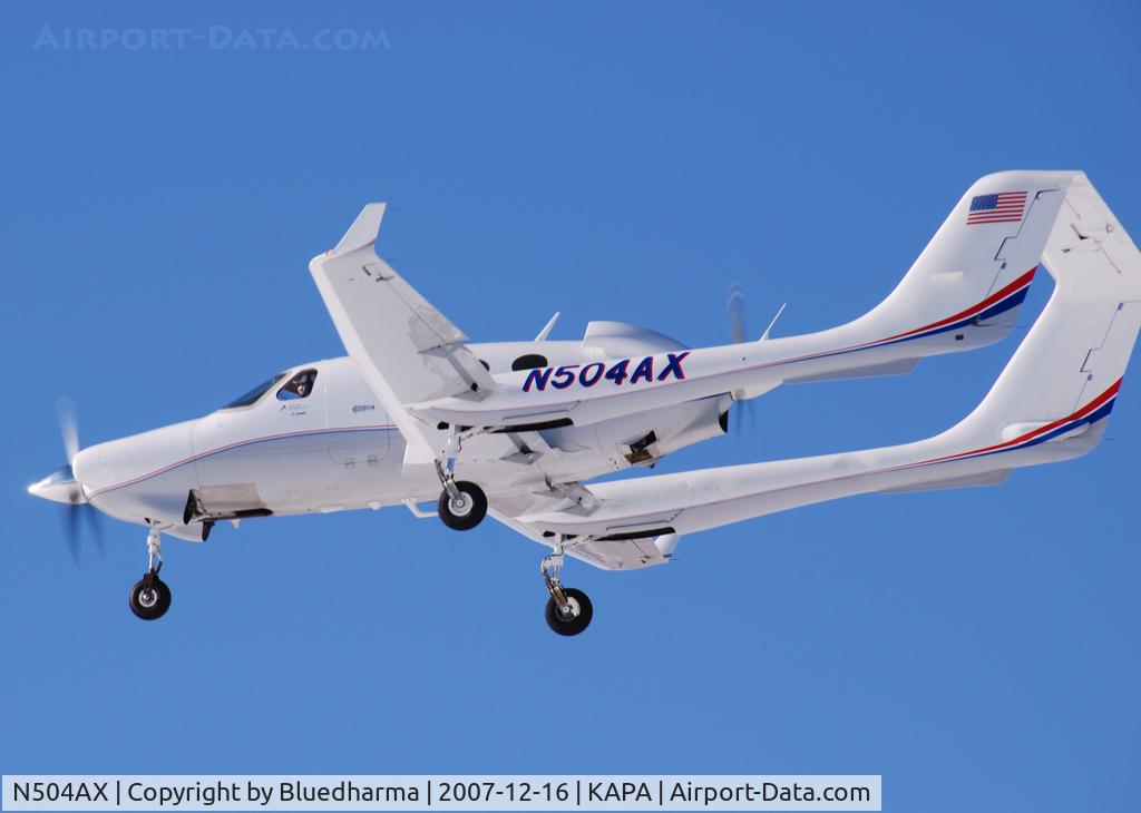 N504AX, 2004 Adam Aircraft A500 C/N 0004, Adam Aircraft Approach to 17L