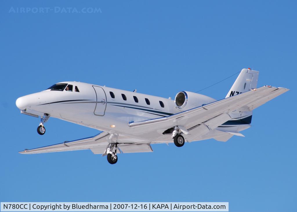 N780CC, 2006 Cessna 560XL C/N 560-5597, Approach to 17L