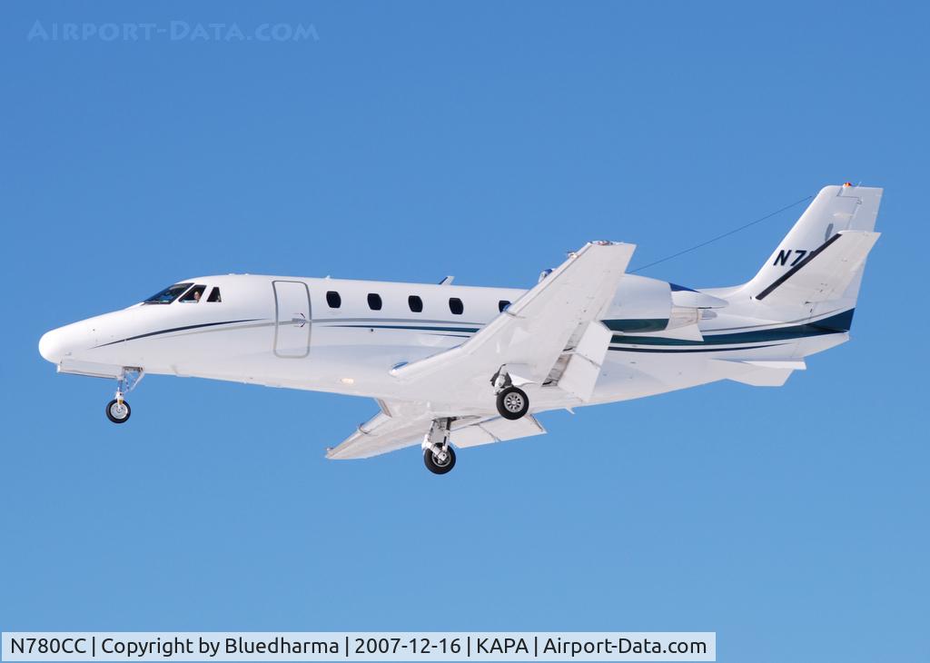N780CC, 2006 Cessna 560XL C/N 560-5597, Approach to 17L