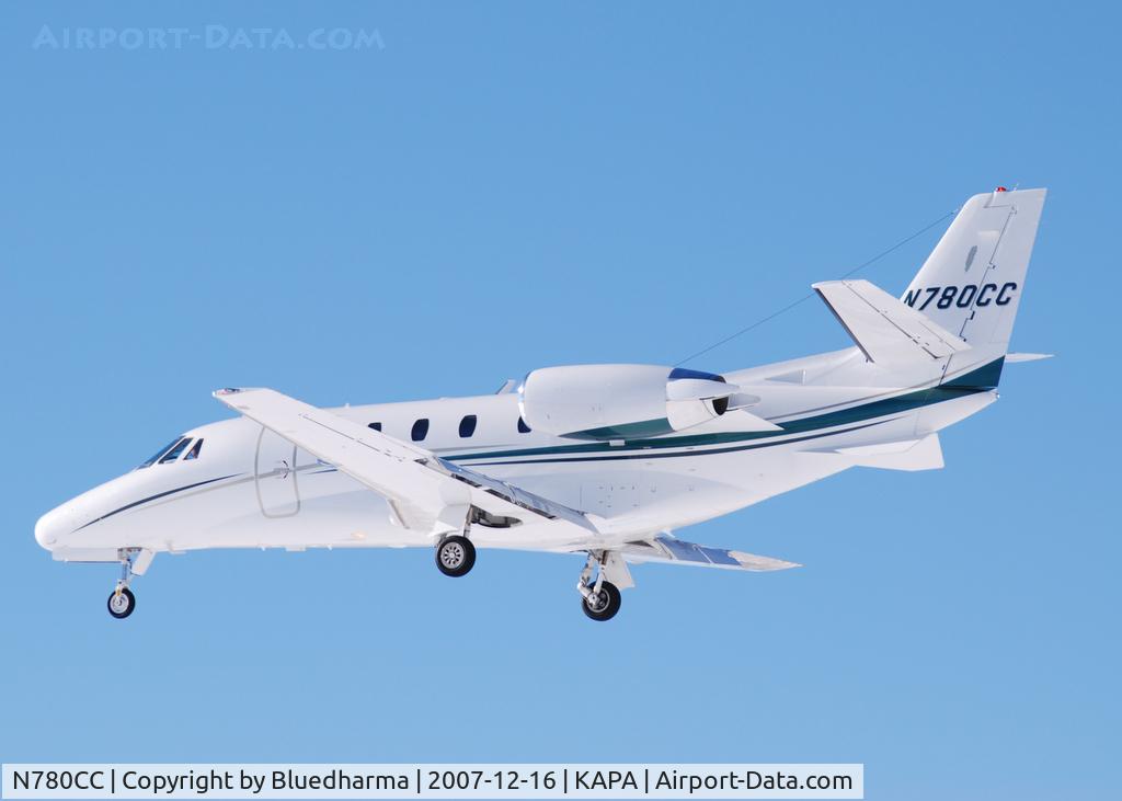 N780CC, 2006 Cessna 560XL C/N 560-5597, Approach to 17L