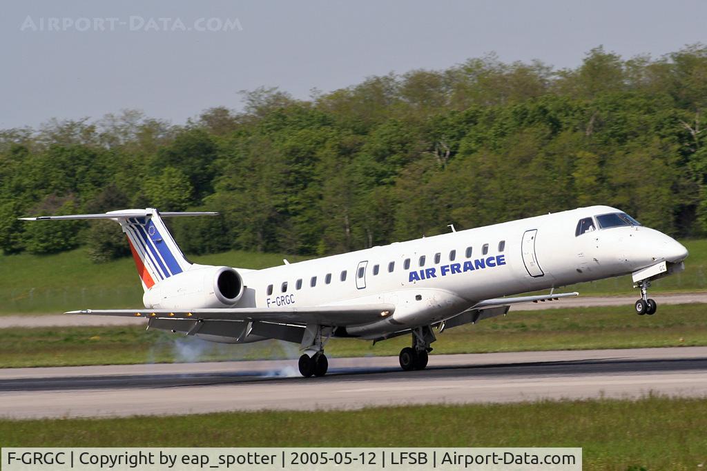 F-GRGC, 1997 Embraer EMB-145EU (ERJ-145EU) C/N 145012, landing on rwy 16