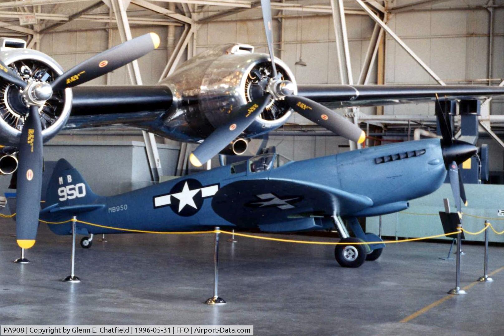 PA908, Supermarine 365 Spitfire PR.XI C/N 6S/417723, Spitfire at the National Museum of the U.S. Air Force